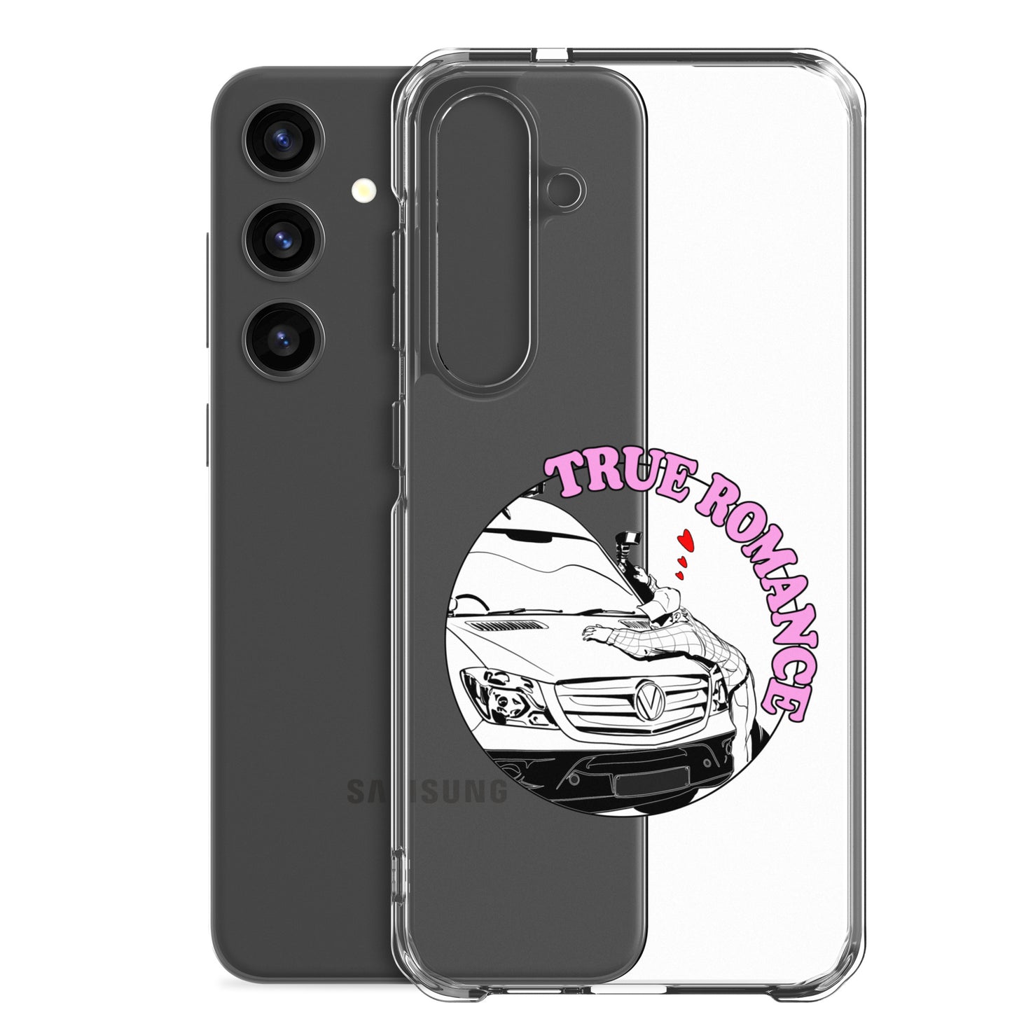 Clear Case for Samsung® with “True Romance” (M) logo