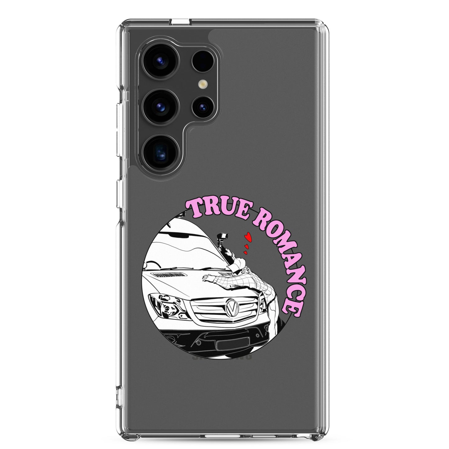 Clear Case for Samsung® with “True Romance” (M) logo