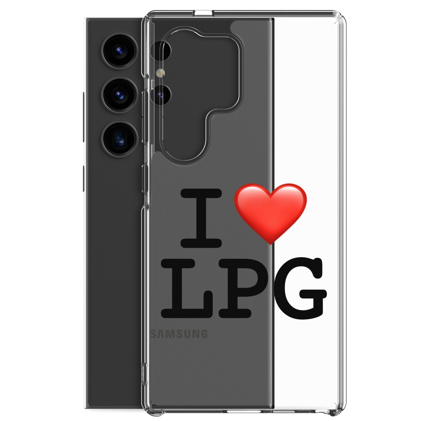 Clear Case for Samsung® with “I H LPG” logo