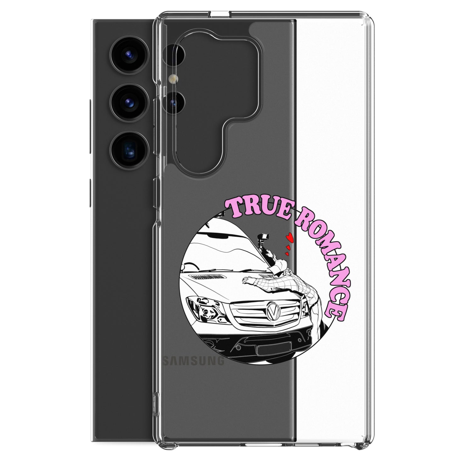 Clear Case for Samsung® with “True Romance” (M) logo