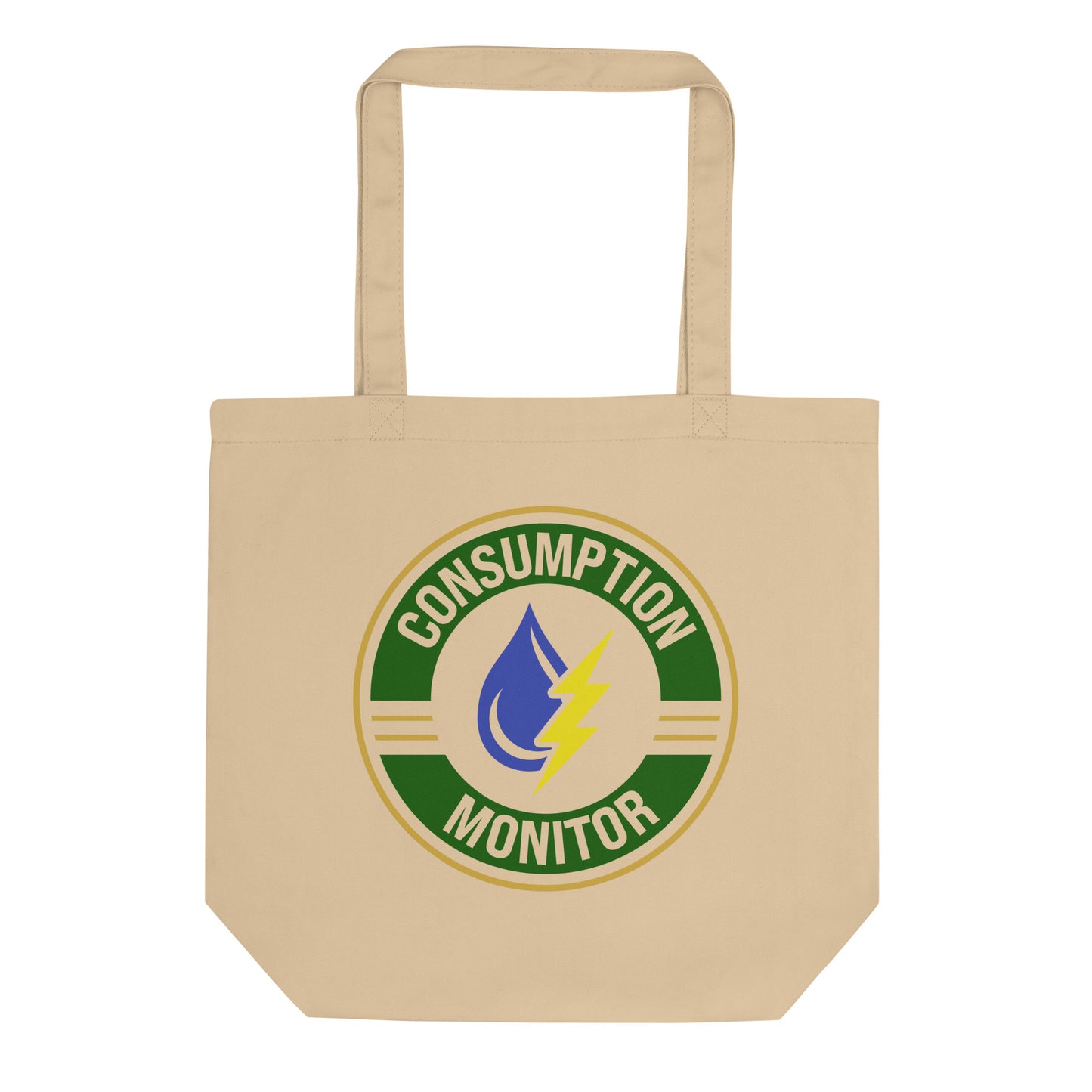 Eco Tote Bag with “Consumption Monitor" logo