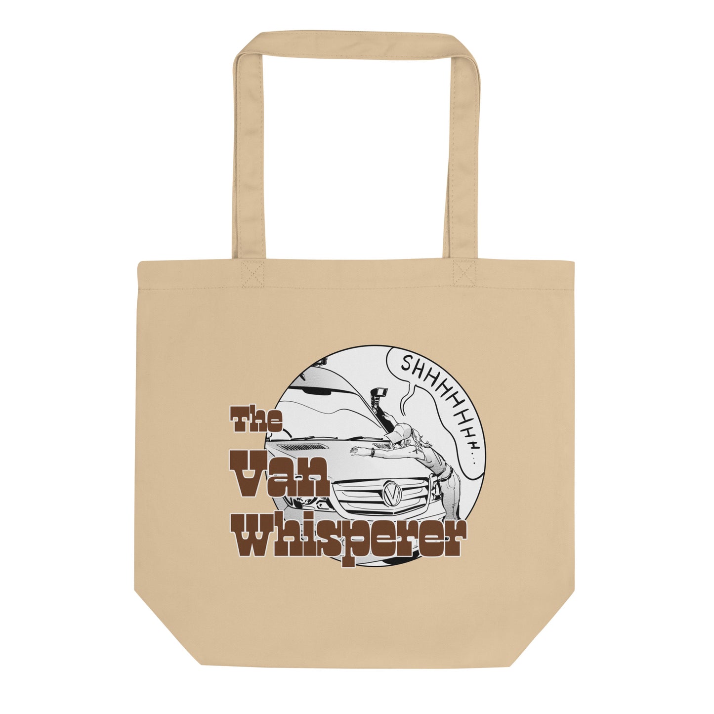 Eco Tote Bag with “The Van Whisperer” (F) logo