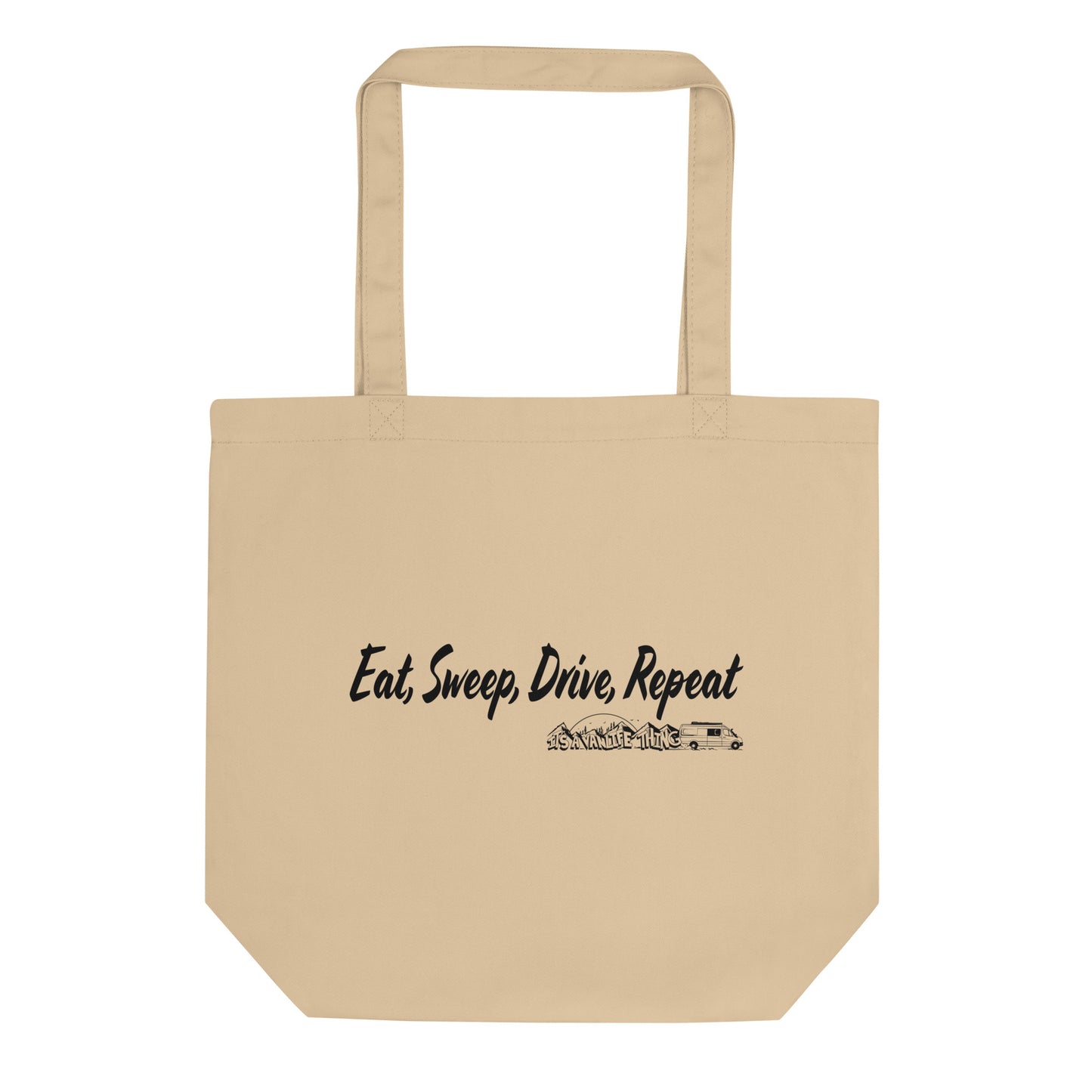 Eco Tote Bag with “Eat Sweep Drive Repeat” logo