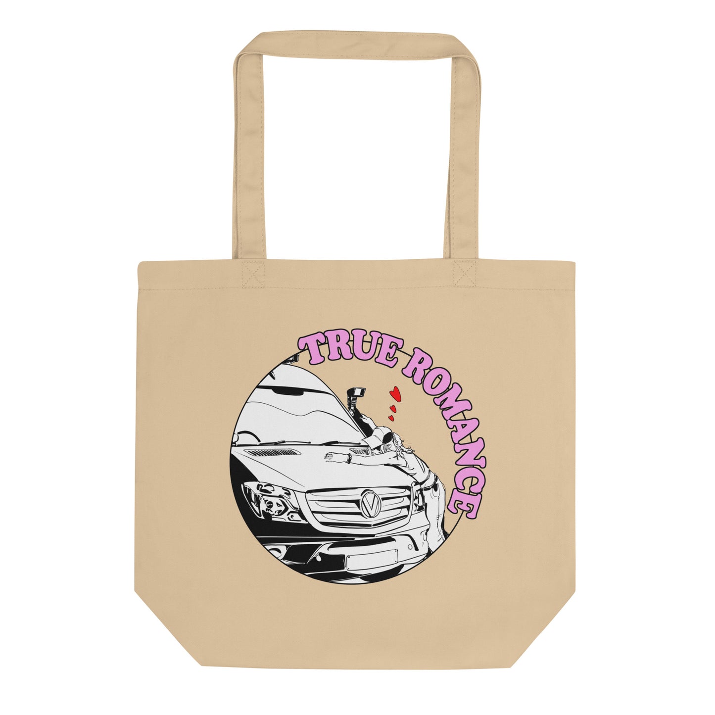 Eco Tote Bag with “True Romance” (F) logo