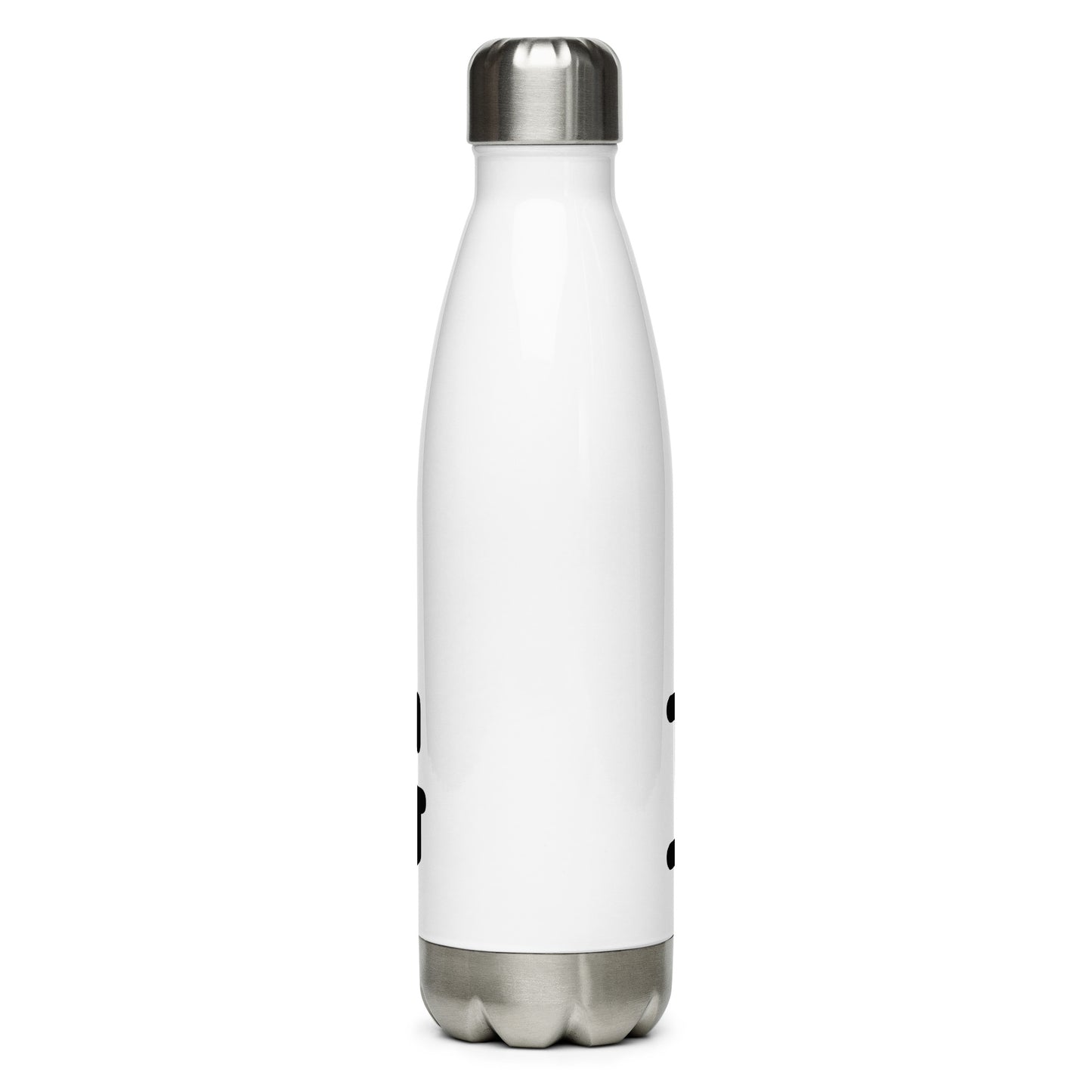 Stainless steel water bottle with “I H LPG” logo