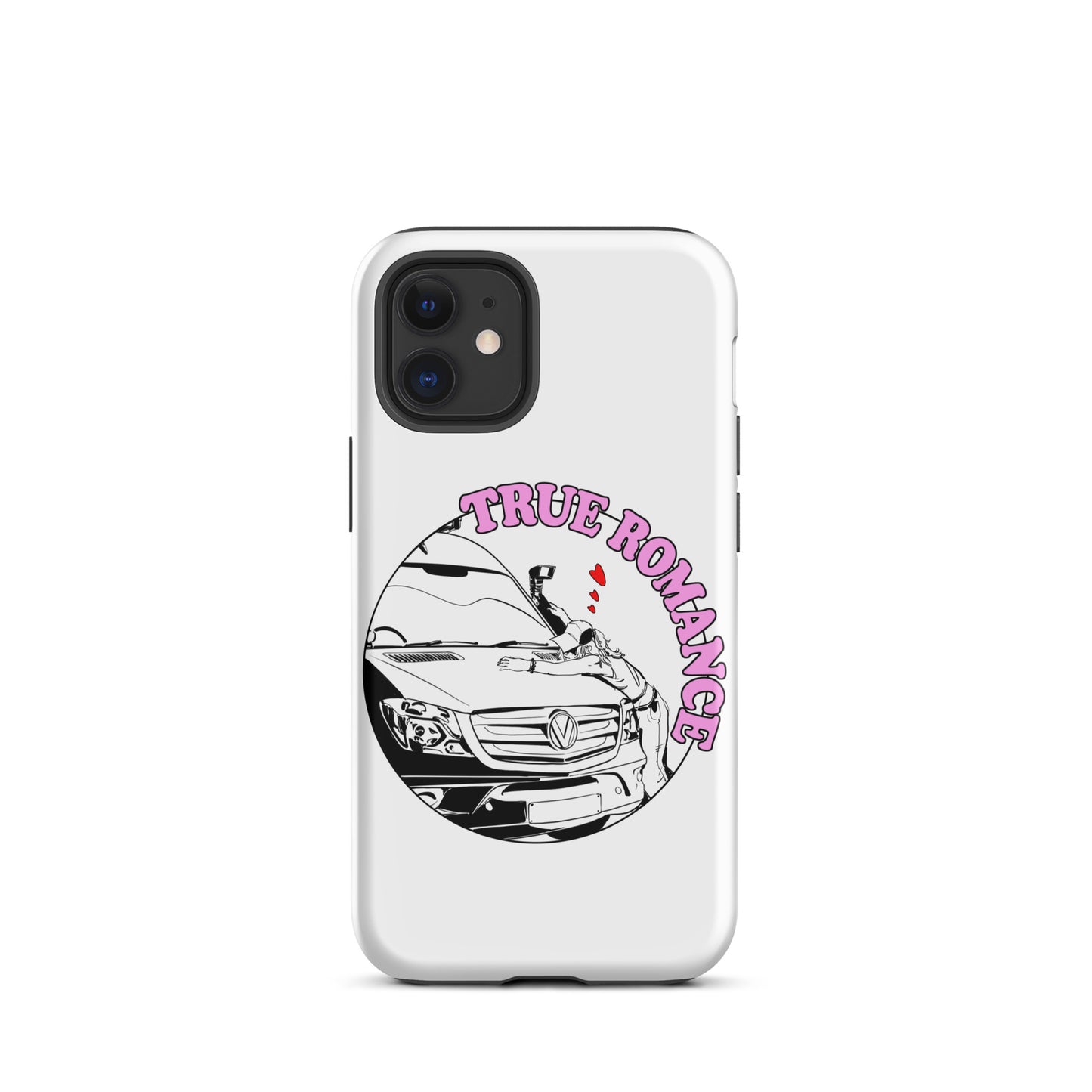 Tough Case for iPhone® with “True Romance” (F) logo