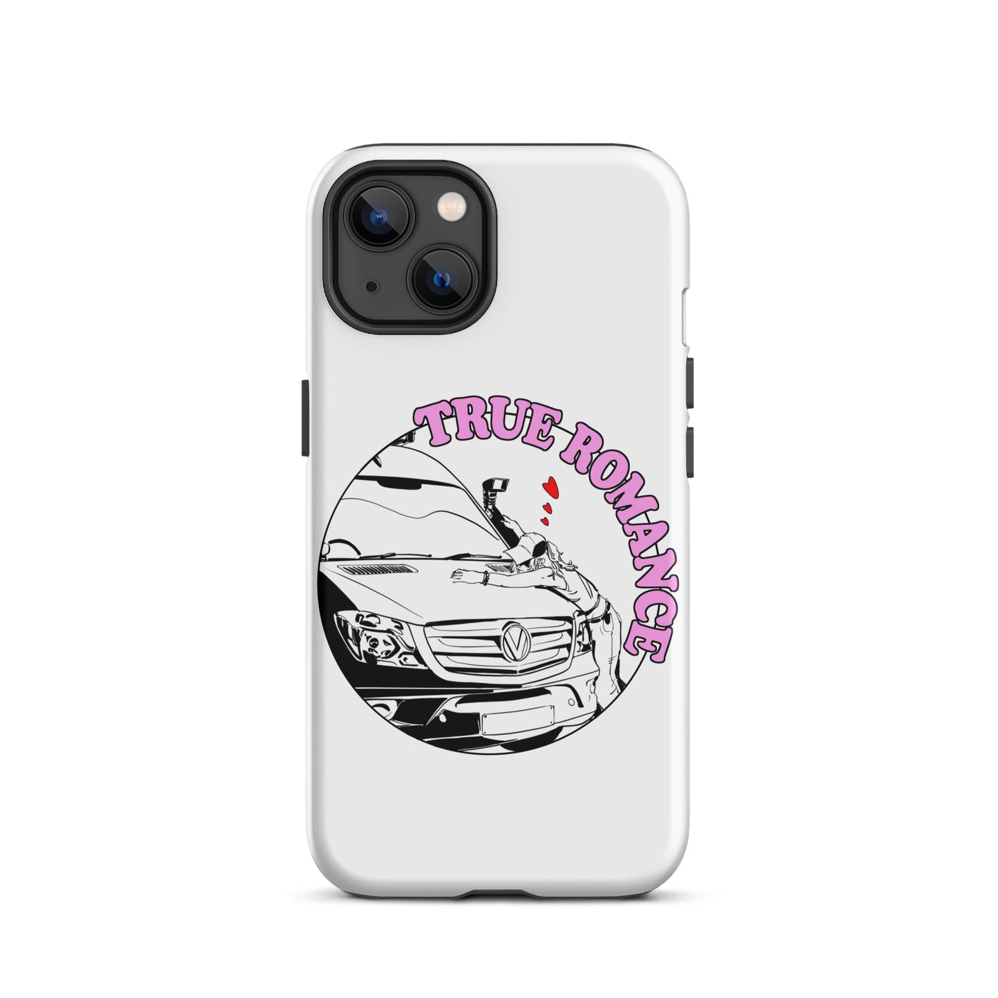 Tough Case for iPhone® with “True Romance” (F) logo