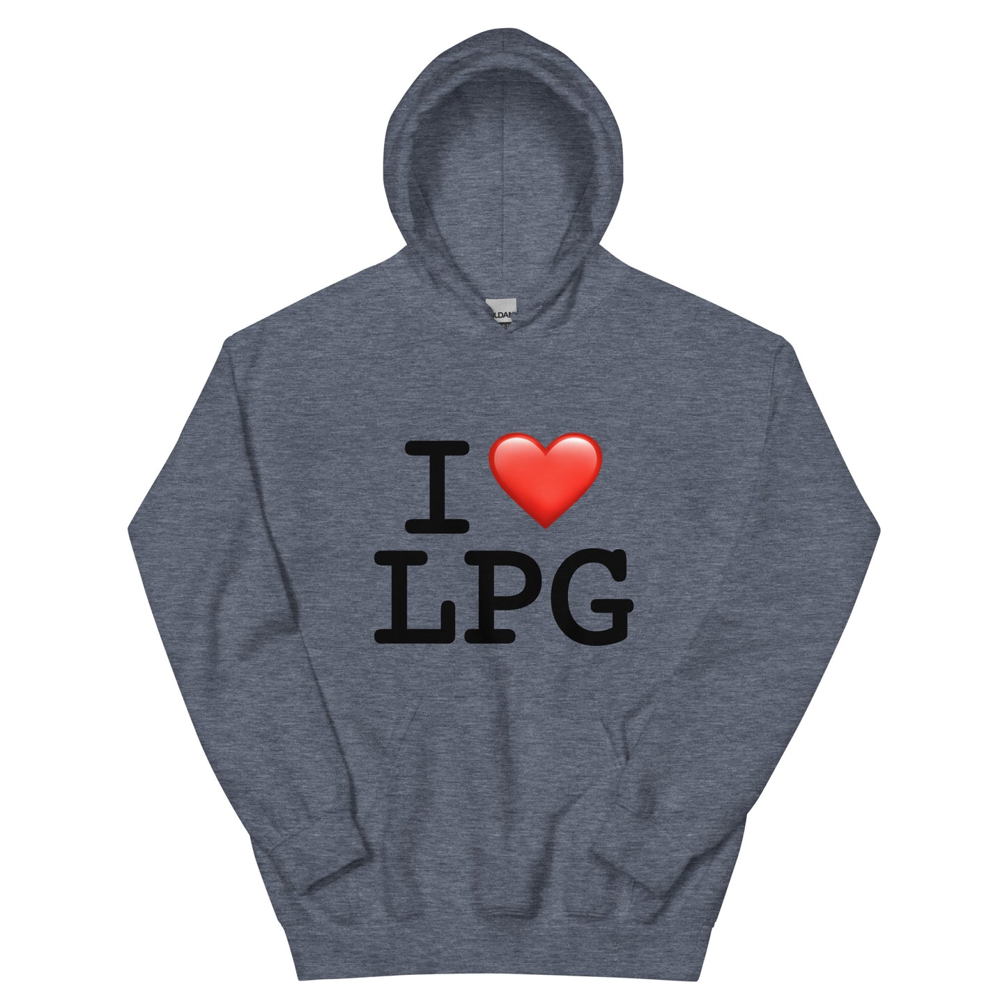 Unisex Hoodie with “I H LPG” logo