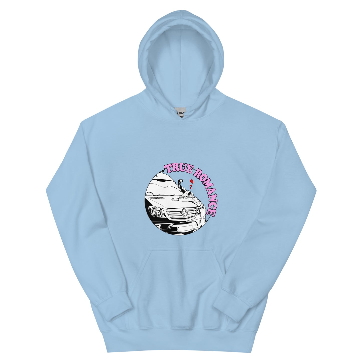 Unisex Hoodie with “True Romance” (F) logo