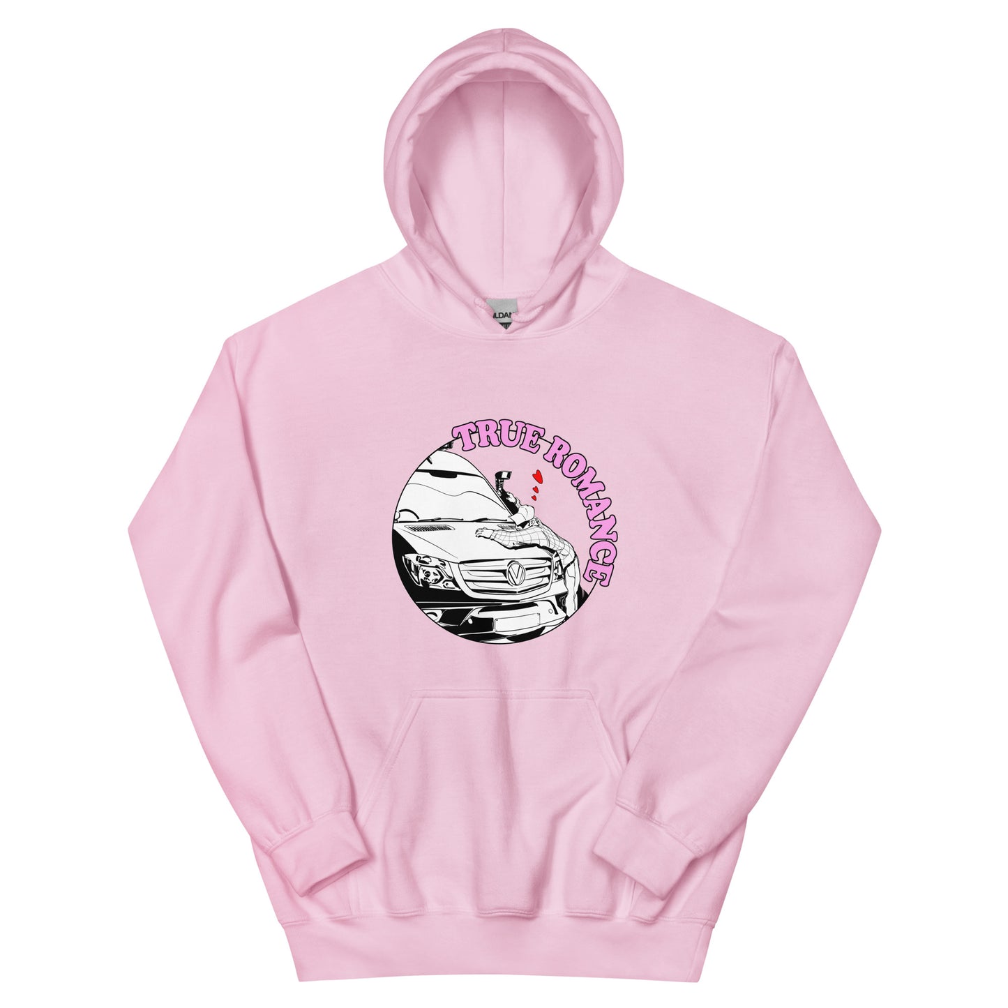 Unisex Hoodie with “True Romance” (M) logo