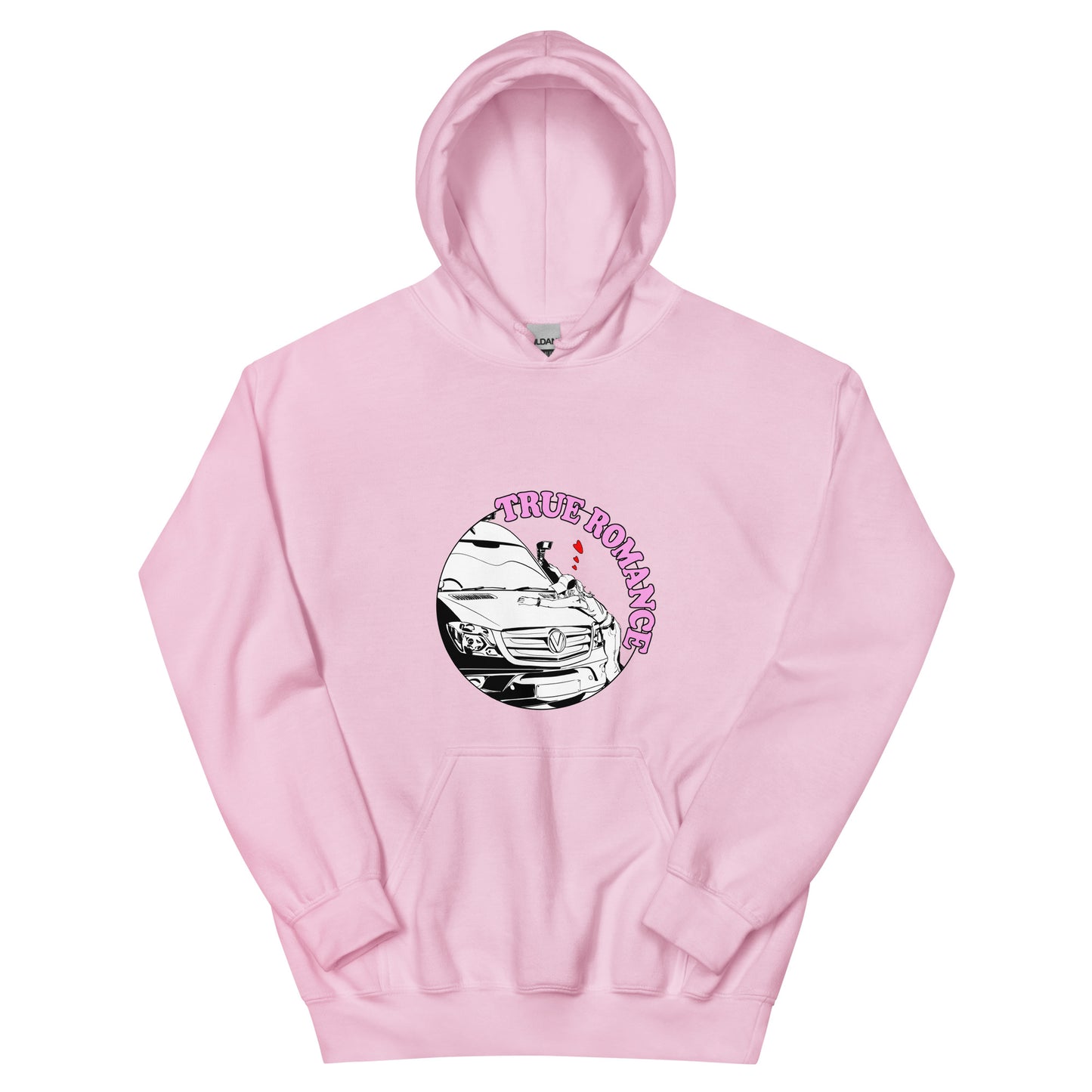 Unisex Hoodie with “True Romance” (F) logo