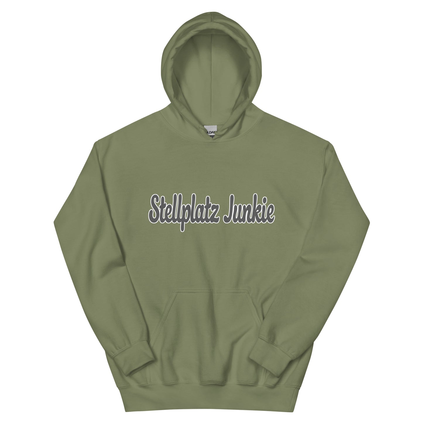 Unisex Hoodie with “Stellplatz Junkie” logo