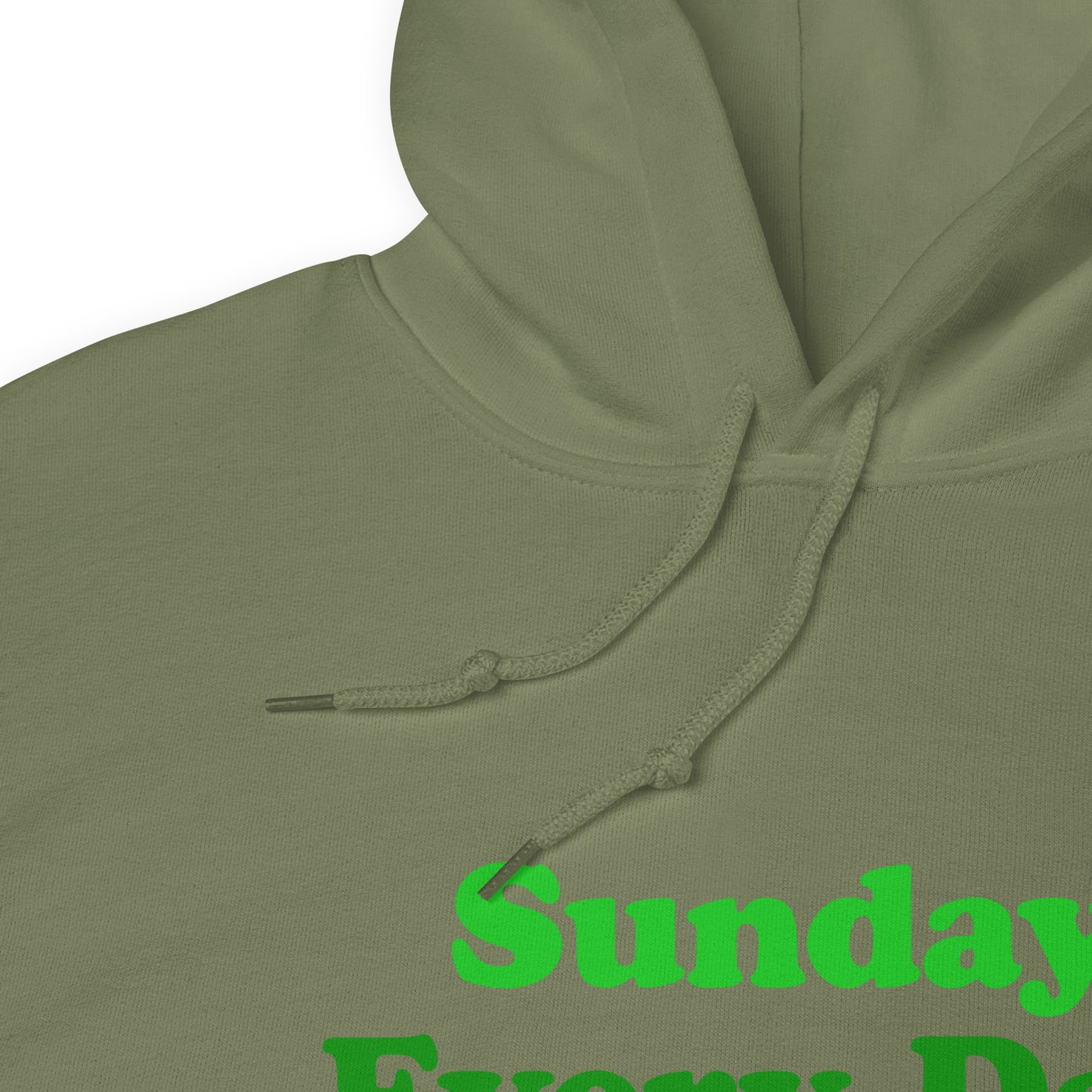 Unisex Hoodie with “Sunday Every Day” logo