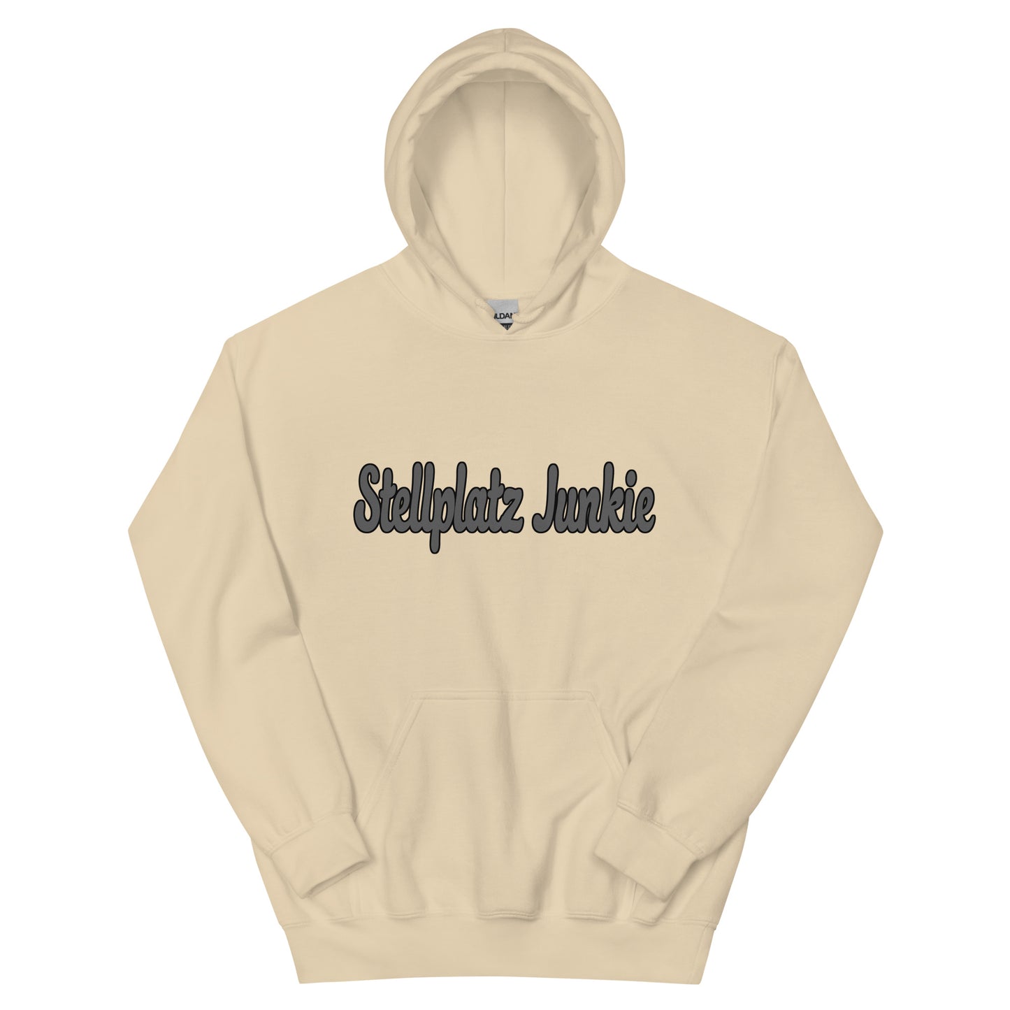 Unisex Hoodie with “Stellplatz Junkie” logo