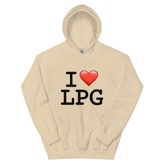 Unisex Hoodie with “I H LPG” logo