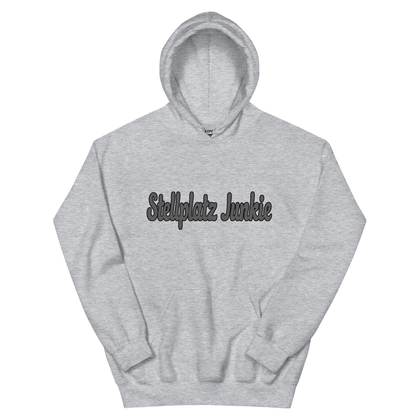 Unisex Hoodie with “Stellplatz Junkie” logo