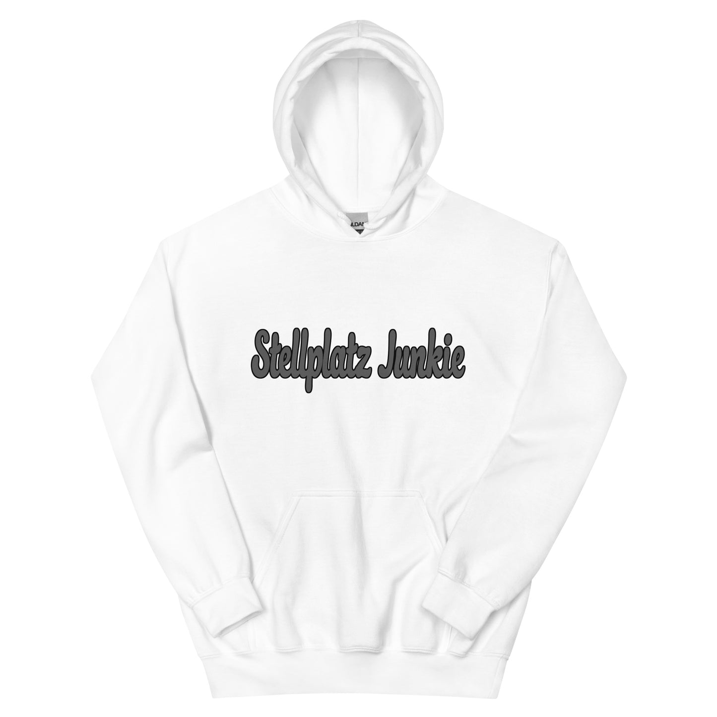 Unisex Hoodie with “Stellplatz Junkie” logo