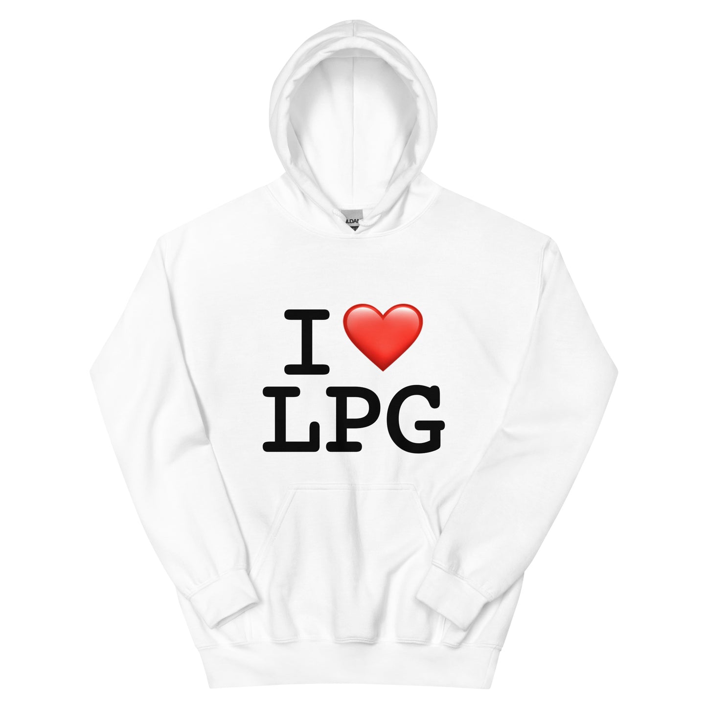 Unisex Hoodie with “I H LPG” logo