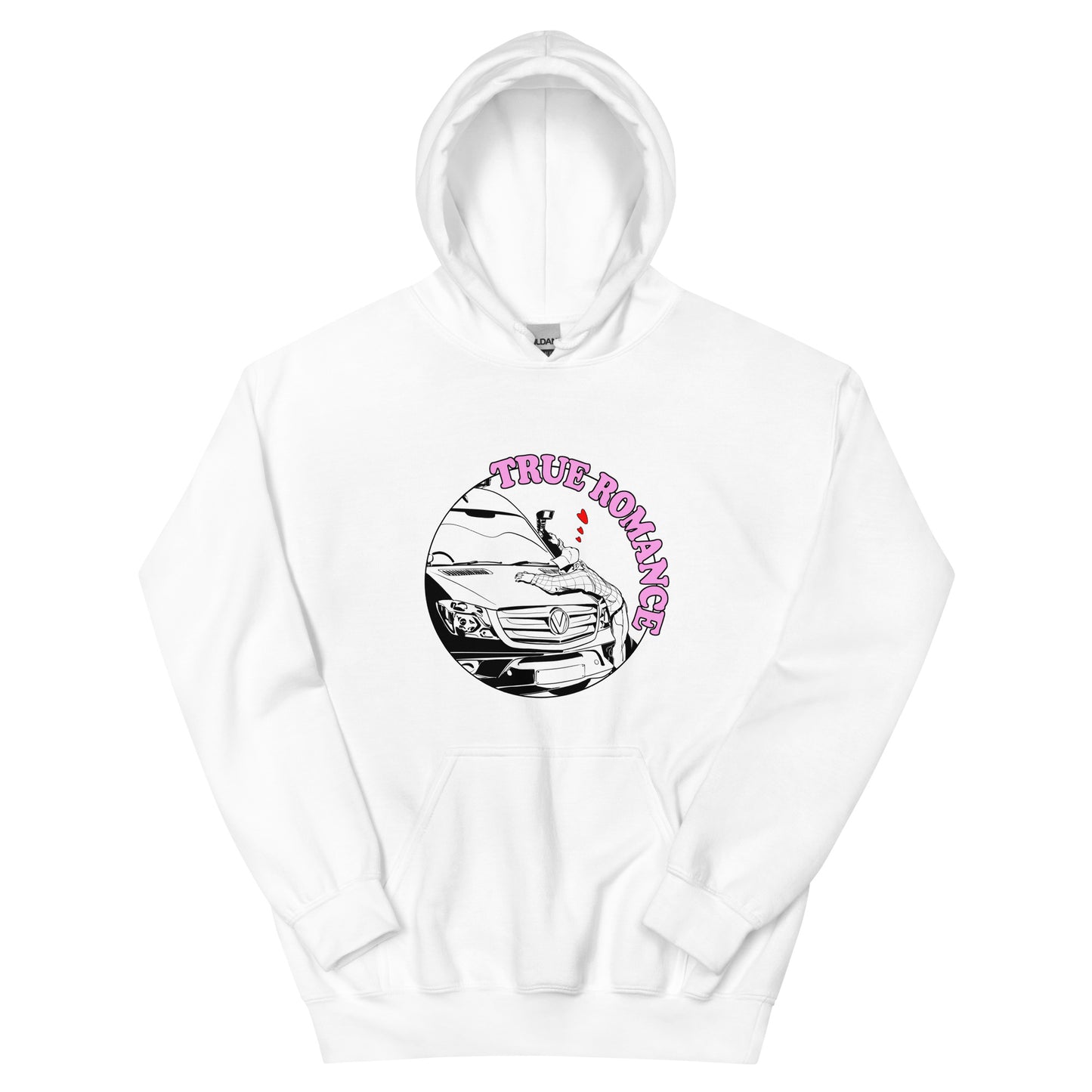 Unisex Hoodie with “True Romance” (M) logo