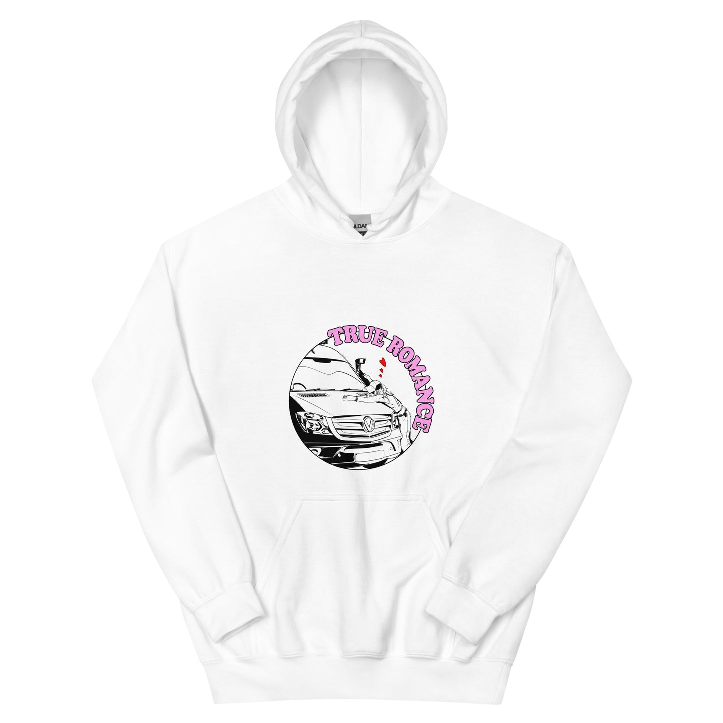 Unisex Hoodie with “True Romance” (F) logo