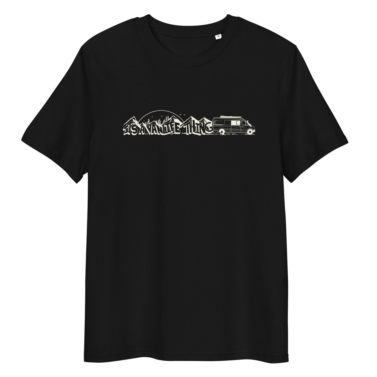 Unisex organic cotton t-shirt with "It's a Vanlife Thing" (long logo)