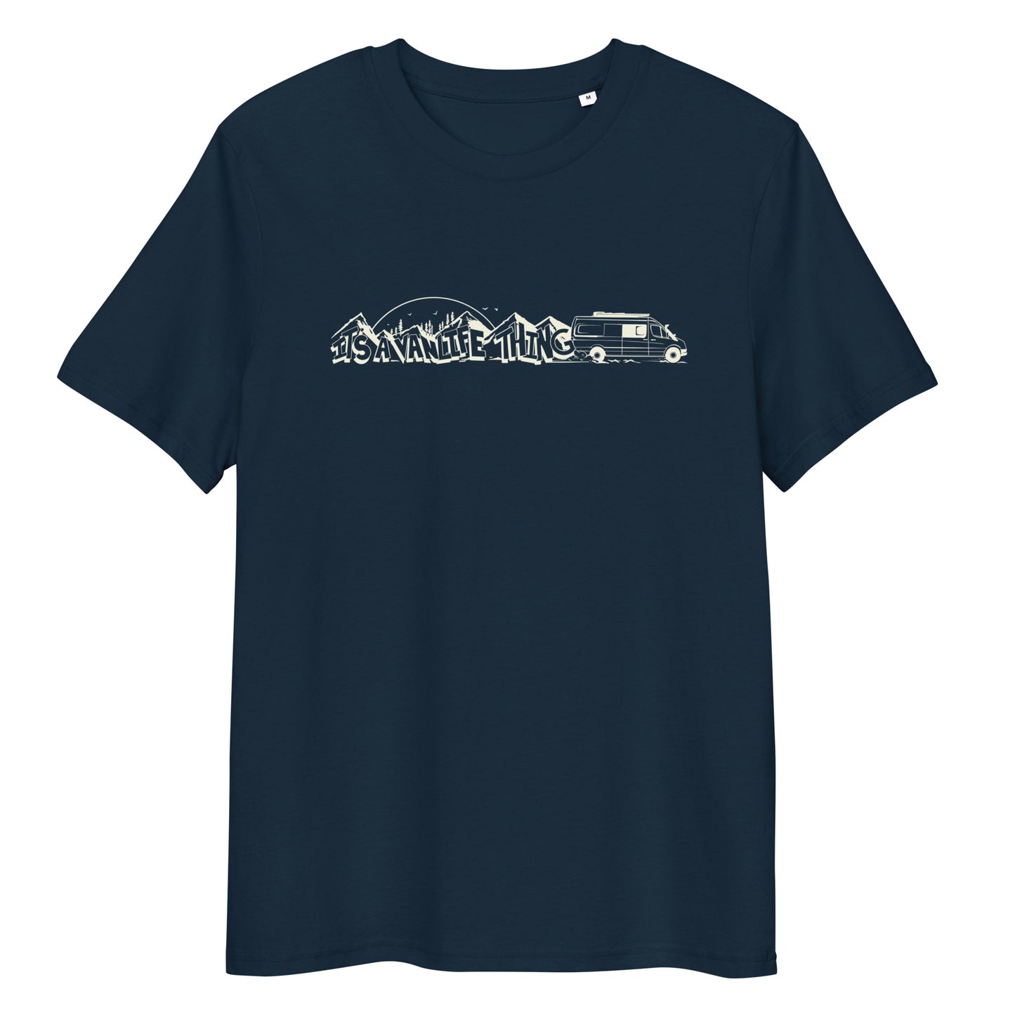 Unisex organic cotton t-shirt with "It's a Vanlife Thing" (long logo)