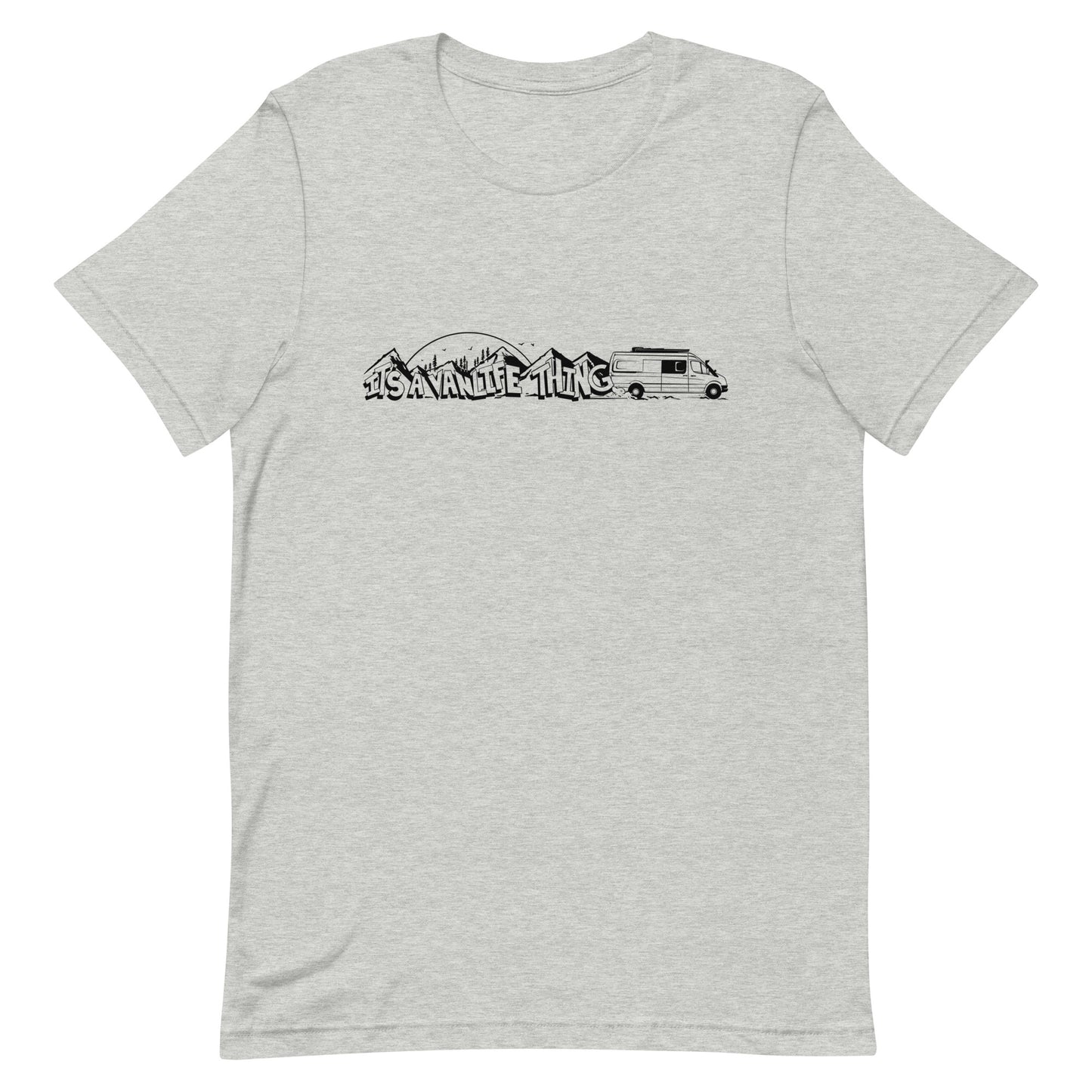 Unisex t-shirt with "It's a Vanlife Thing" (long logo)