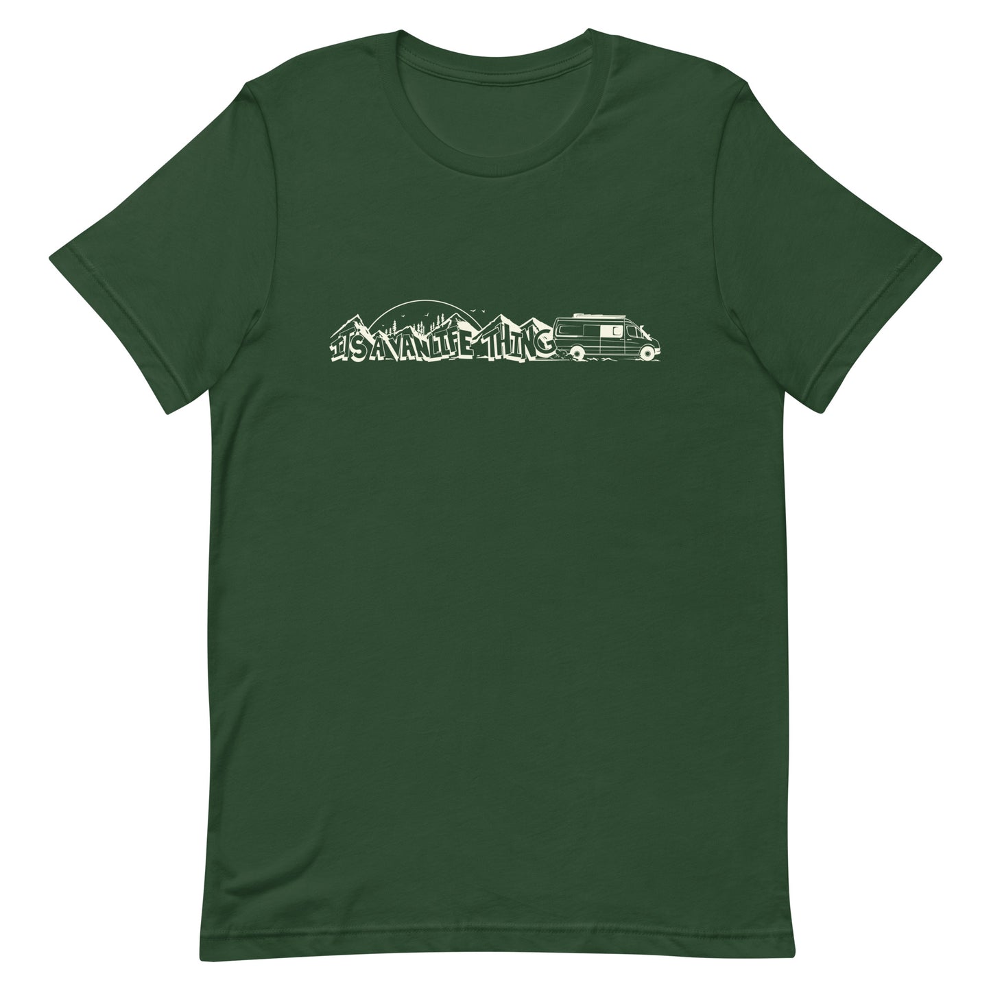 Unisex t-shirt with "It's a Vanlife Thing" (long logo)