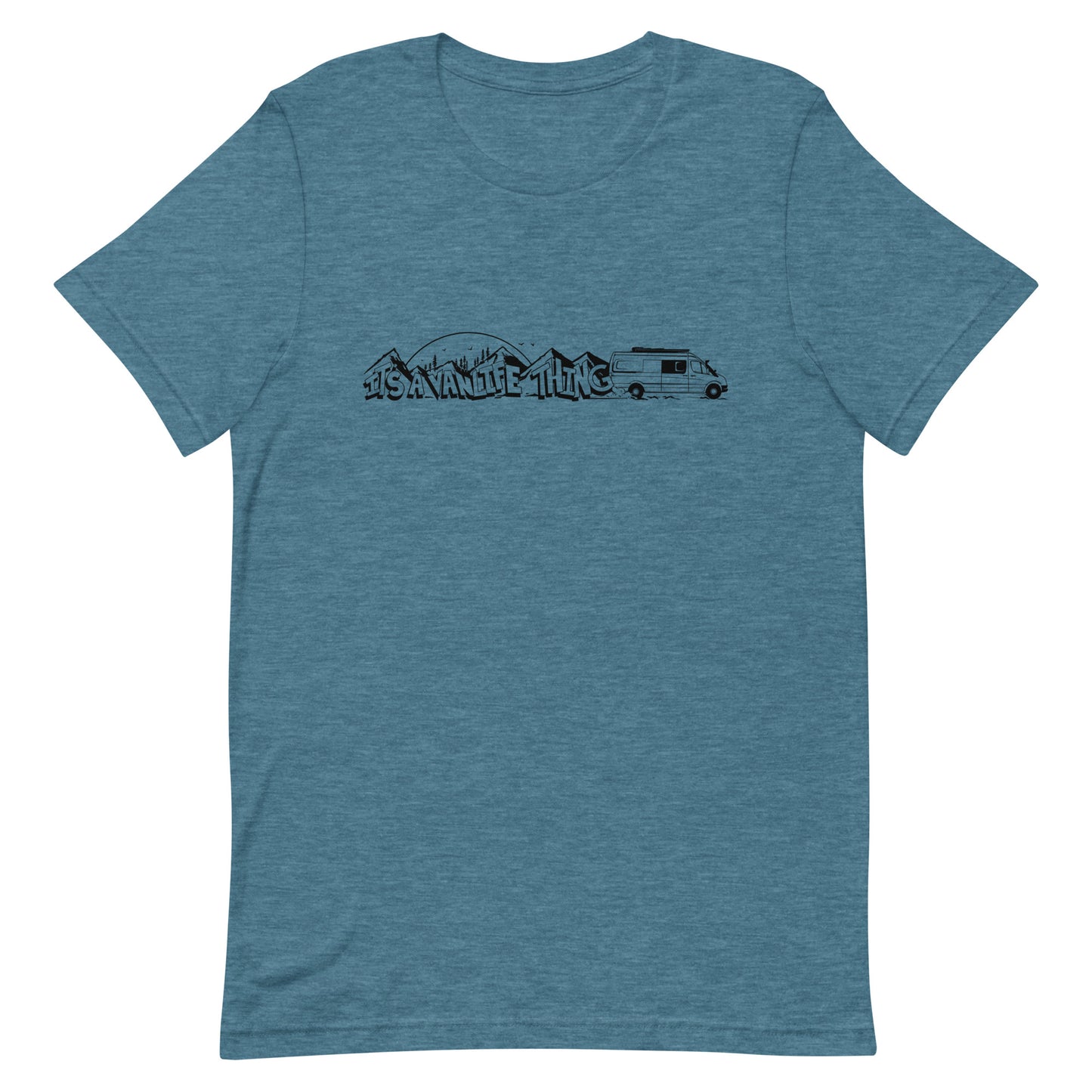 Unisex t-shirt with "It's a Vanlife Thing" (long logo)