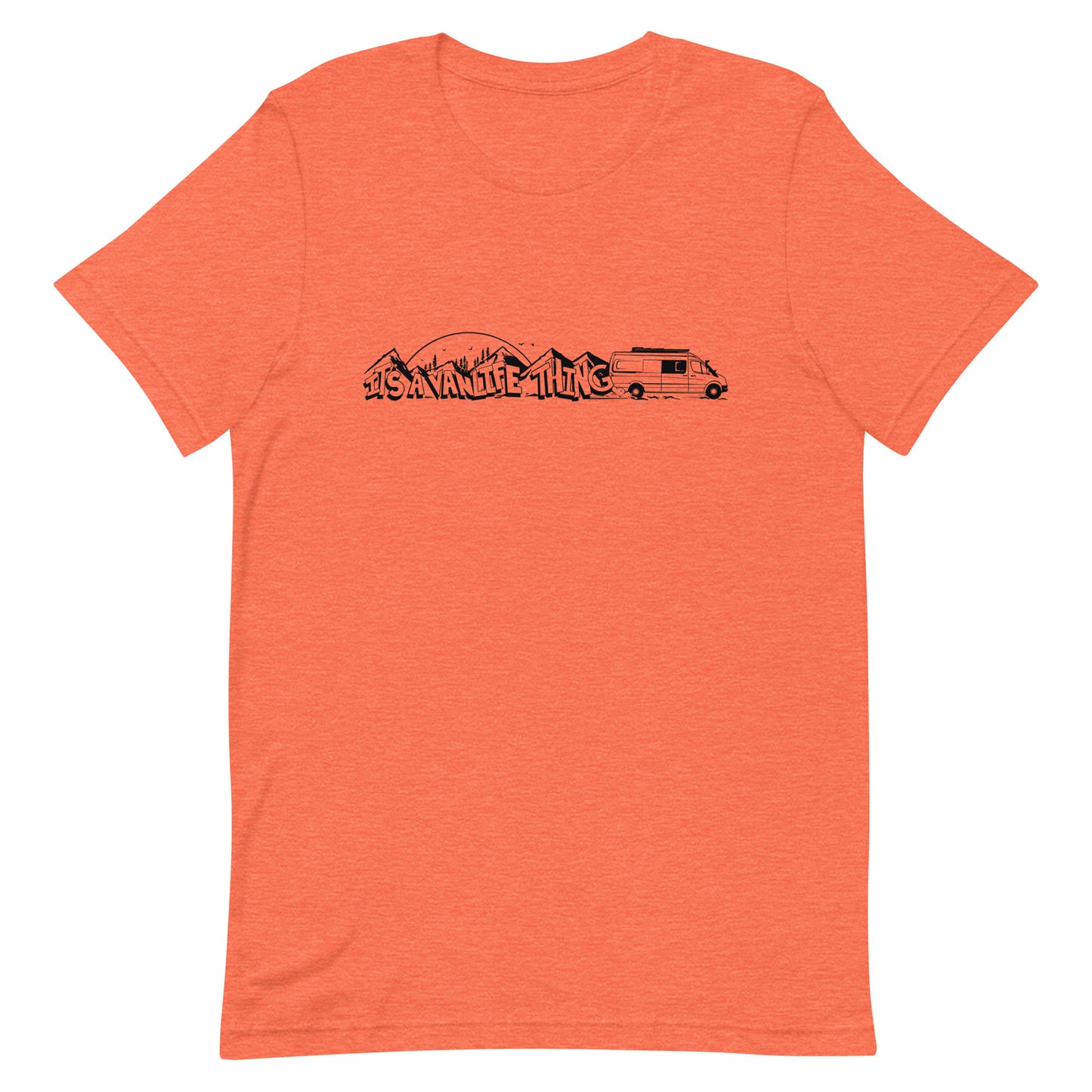 Unisex t-shirt with "It's a Vanlife Thing" (long logo)