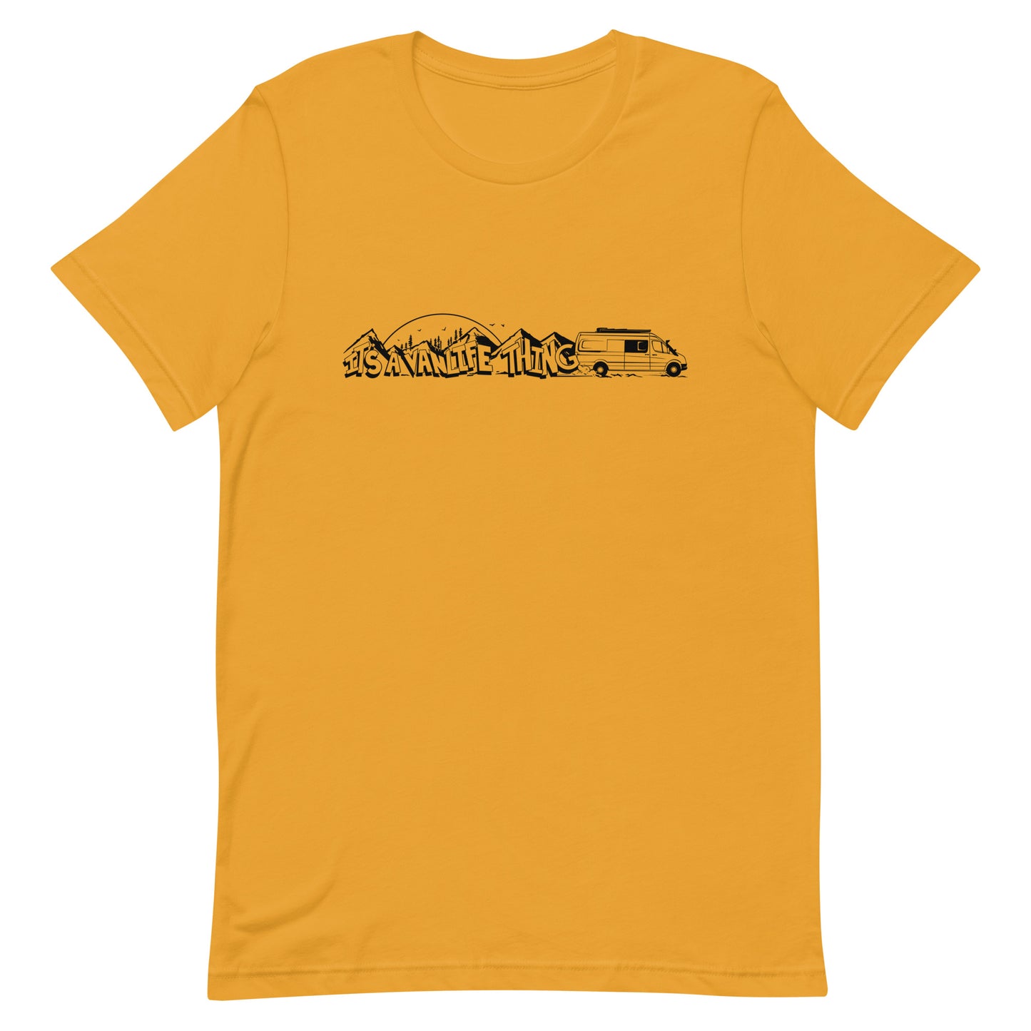 Unisex t-shirt with "It's a Vanlife Thing" (long logo)