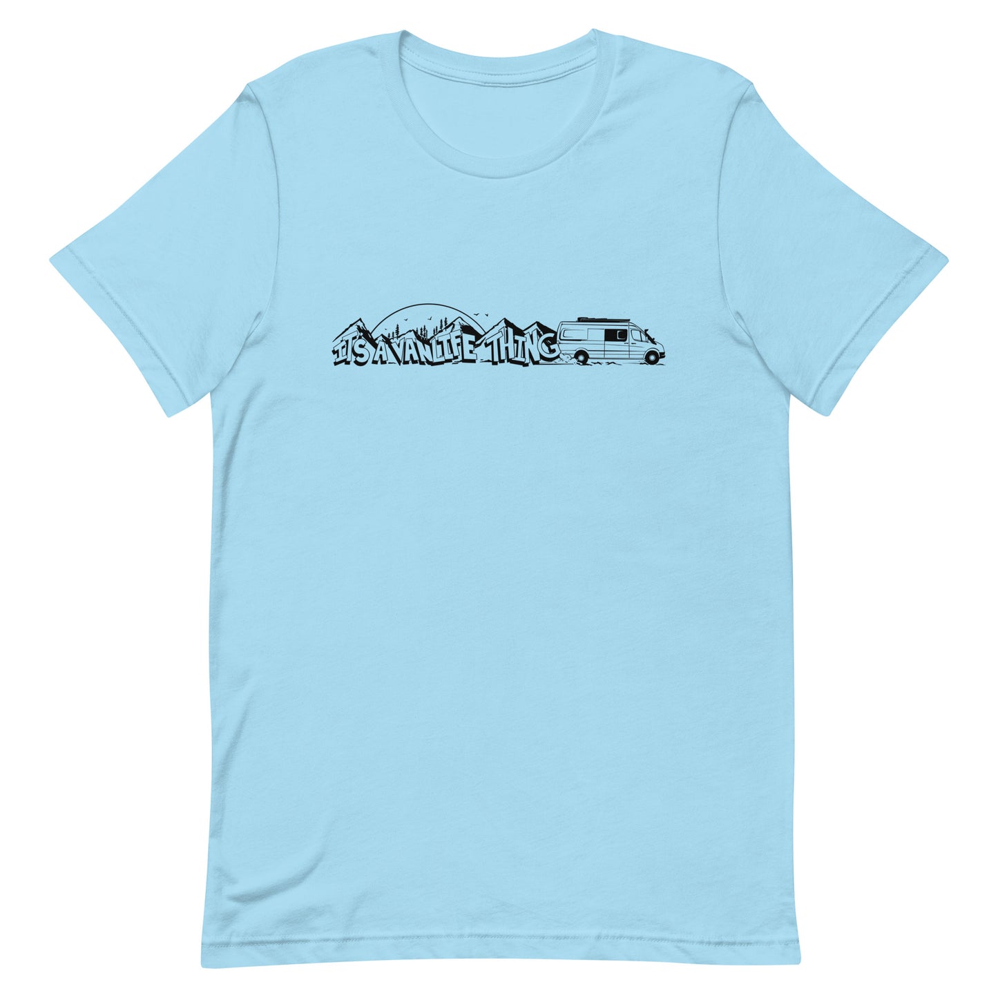 Unisex t-shirt with "It's a Vanlife Thing" (long logo)