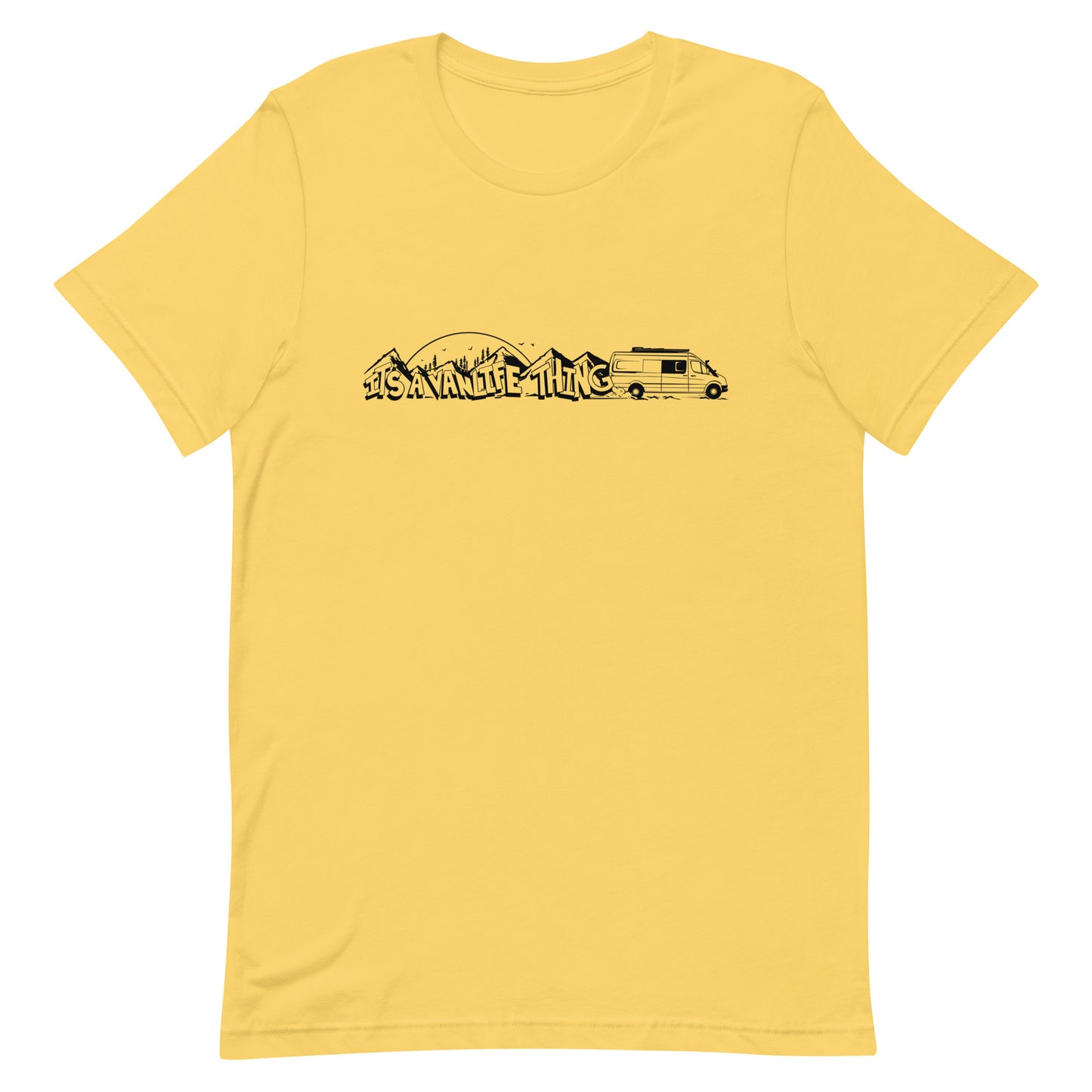 Unisex t-shirt with "It's a Vanlife Thing" (long logo)